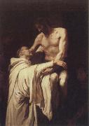 RIBALTA, Francisco christ embracing st.bernard china oil painting artist